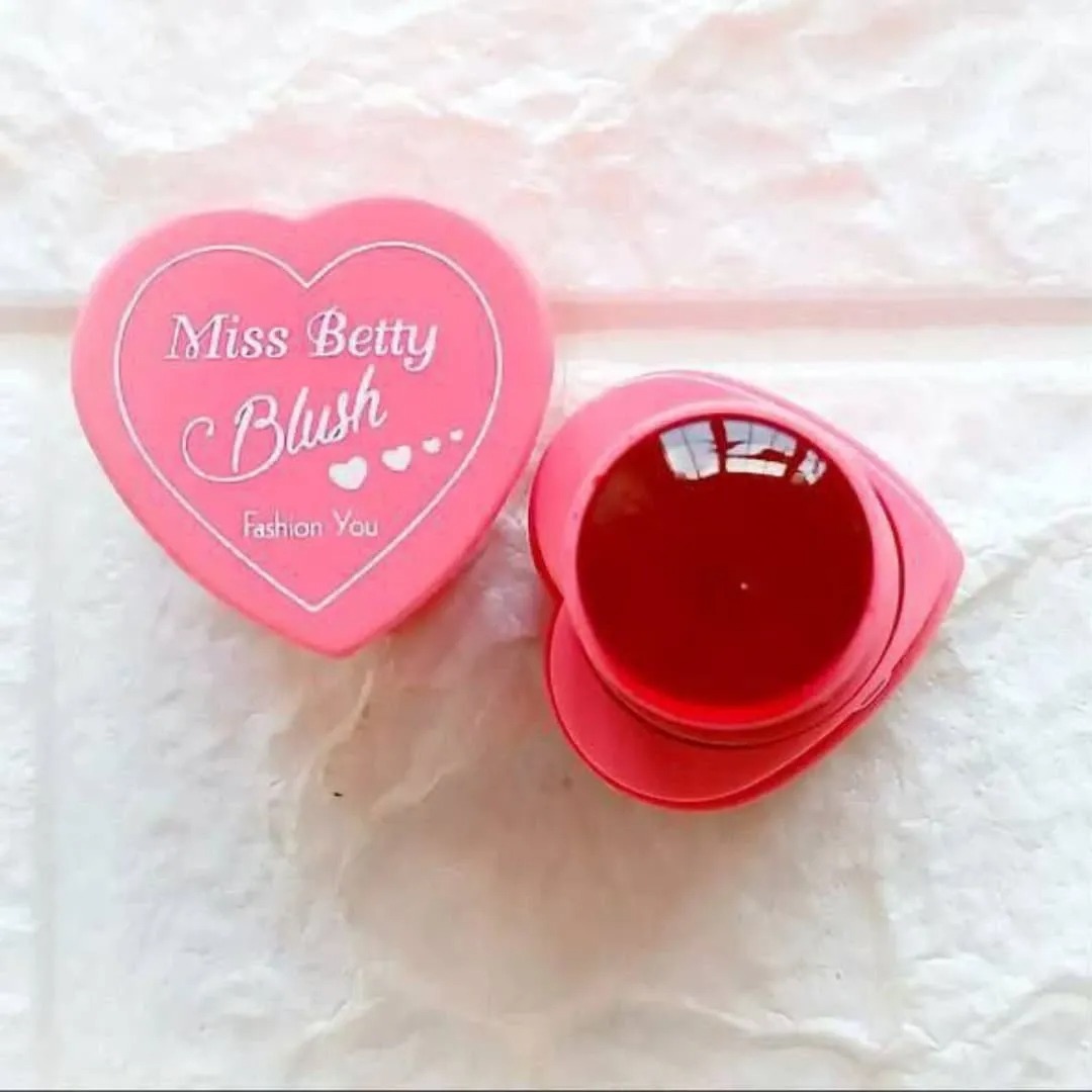 Pack of 3 Miss Betty Blush High Pigment Jelly Tint Blush Lip Gloss Stick Blusher long Lasting Natural Moisturizing Tint