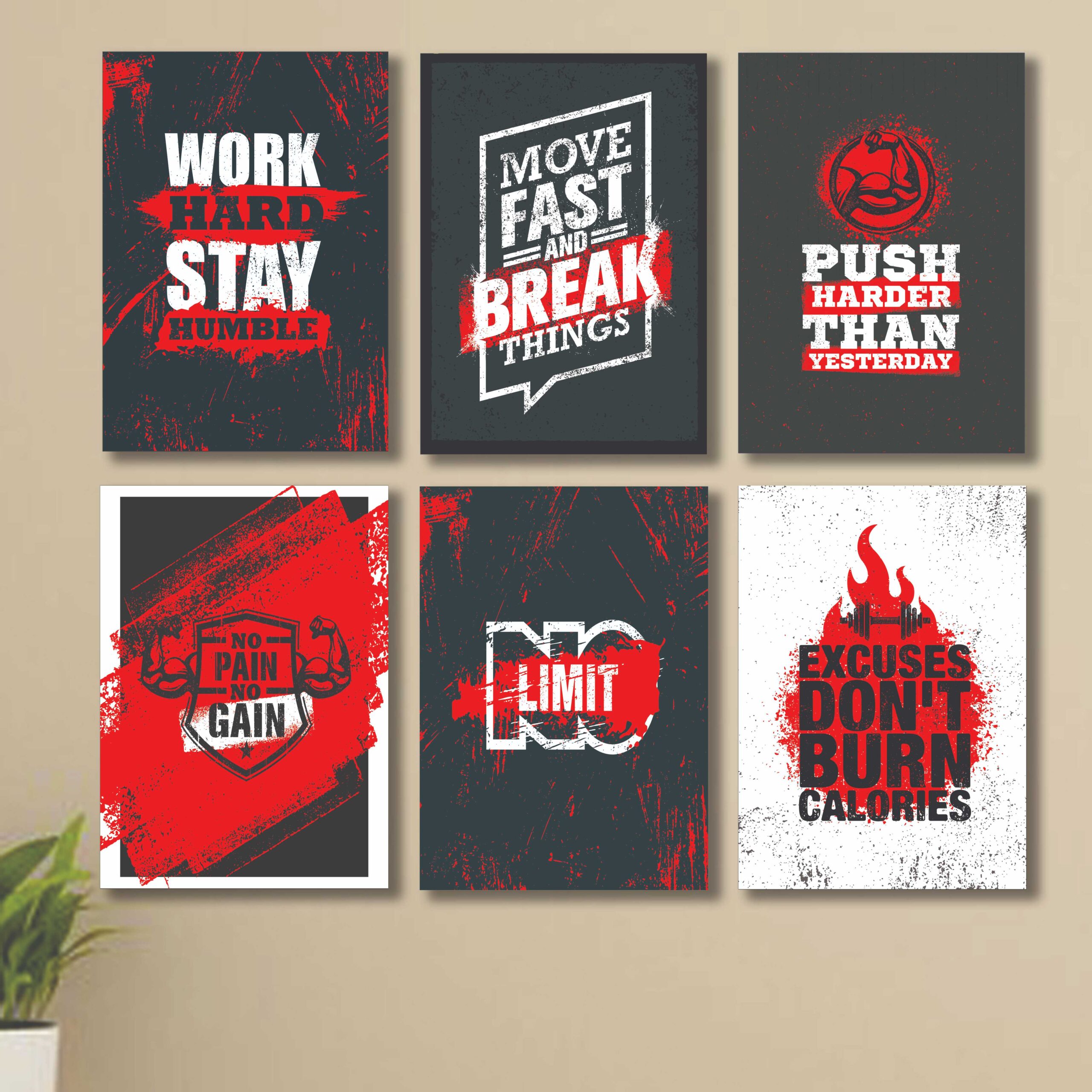 493aff5c4b77786600bbdfdb4bbf08c3 Set of 6 Wall Art Wooden Phototile Frames for Wall Decor