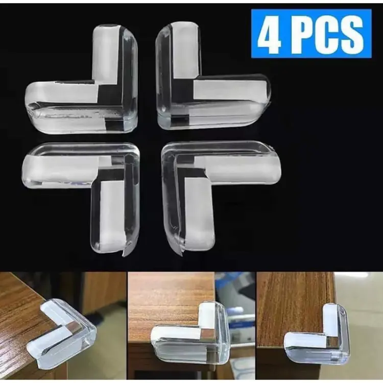 4a9d33360dd03748fa02256a0029678d.jpg_750x750.jpg_-1 4Pcs Table Conner Protector Furniture Table Edge Protection Shield Cover Pad Safety Conner Guards For Baby Kids Anti Col - Image 4