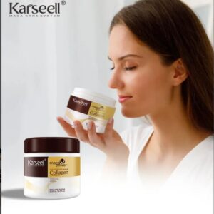 Karseell Collagen Maca Hair Treatment Deep Repair Conditioning Hair Mask Argan Oil Coconut Oil Essence for Dry Damaged H