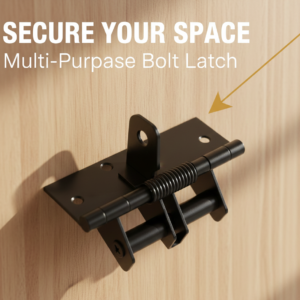 Heavy-Duty Adjustable Self-Closing Door Hinge – Automatic Spring-Loaded Door Closer for Cabinets, Screens, and Interior