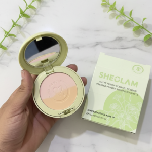 Sheglam Matte Fusion Double Shade Compact Powder – Smooth Matte Finish, Lightweight Formula, And Long-Lasting Coverage F