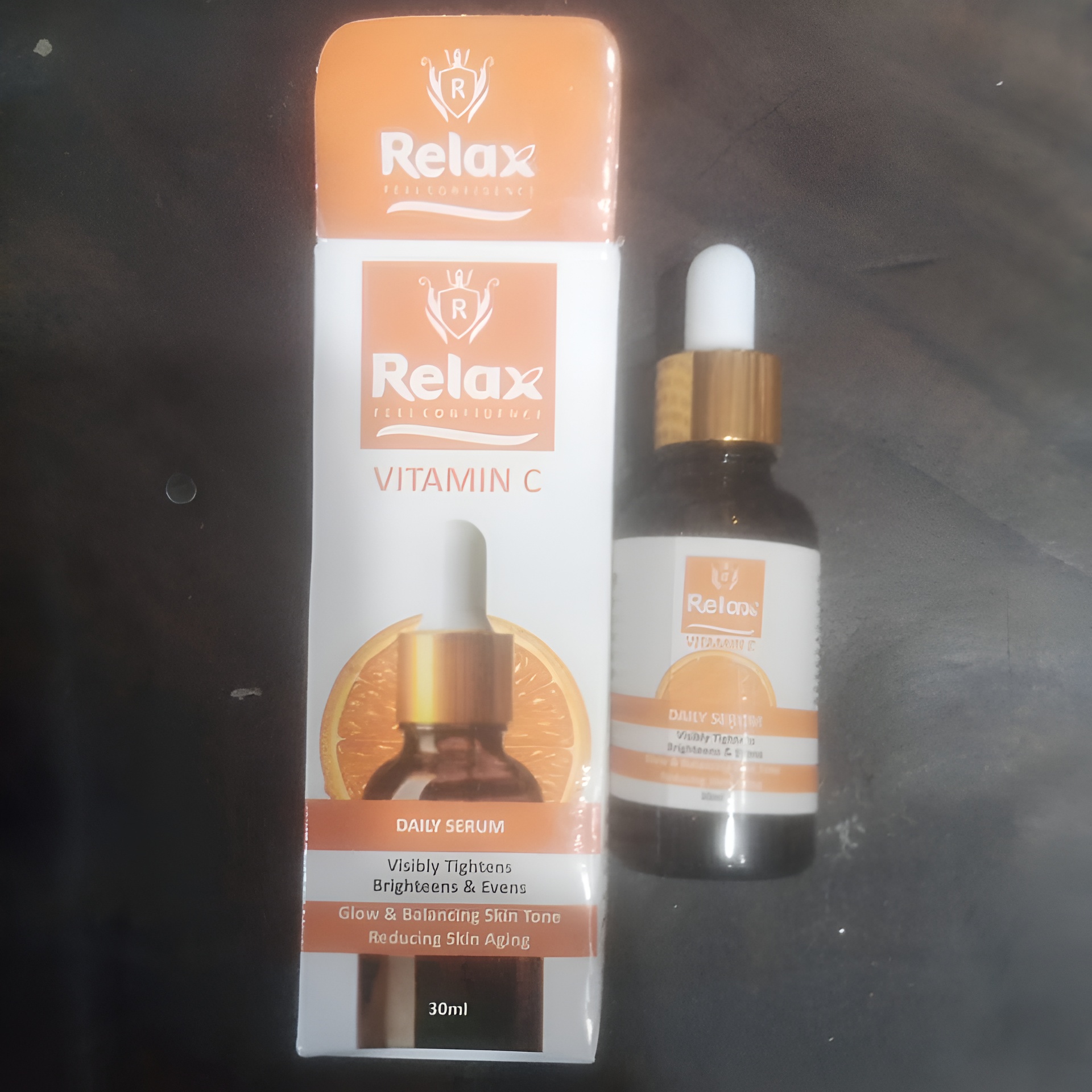 4ca2eca084cfa1d3772b0dae1d09c070 Relax Vitamin C Daily Face Serum – Brightening, Anti-Aging & Hydrating Formula For Healthy Radiant Skin (30ml) - Image 5