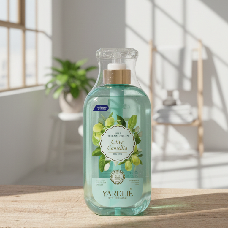 4cdd4cd6e3fa01a113f61159c6900588 Yardlie Body Wash | Olive & Camellia | Bio‑Organic | 500 ml | Gentle Cleansing & Nourishing Care - Image 2
