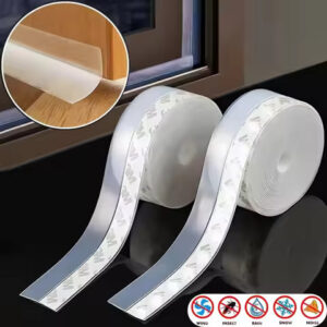 5 Meter Silicone Door Draft Stopper & Window Seal Strip – Weatherproof, Dustproof, Noise Insulation for Doors, Windows &