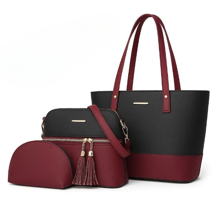 4e4edc94e512a364cebbaac38c9e1f8b 3 Piece Tote Handbag Elegant Design Premium Quality Smooth Finish Easy Carry For Daily Fashion Needs