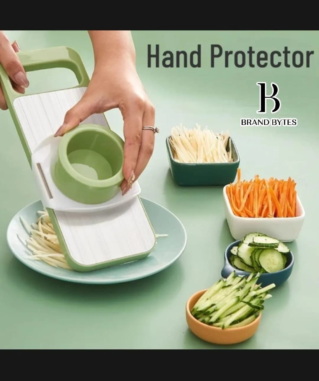 4eecf33743f568e3723006fb52dddc32 5-in-1 Multi-Functional Vegetable Slicer & Grater – Adjustable Mandoline Cutter - Image 2