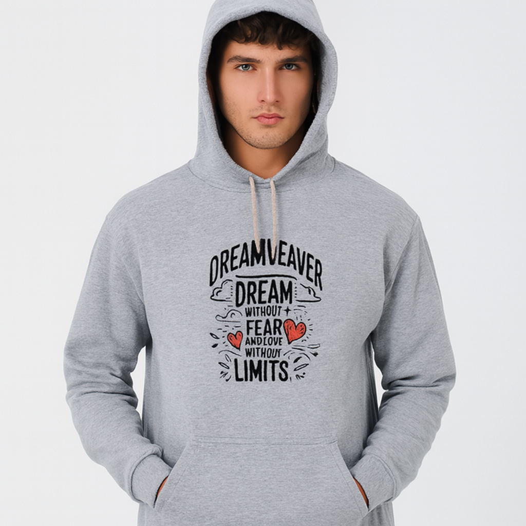 4efdd72cbdda7584d406709a4061babc Unisex Grey Printed Hoodie – Premium Summer Collection for Boys & Girls | Stylish, Comfortable & Trendy Casual Wear - Image 2
