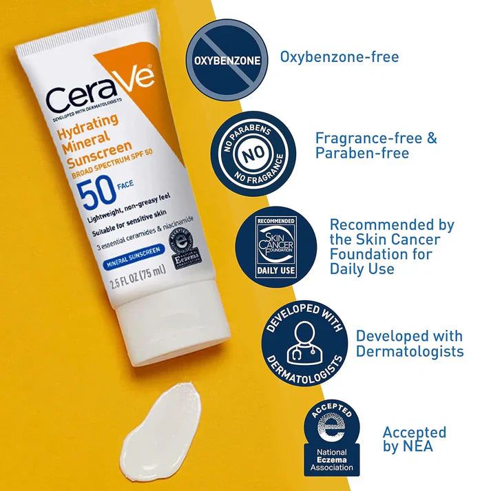 50bba78aca974652402d5c0e96f83c84 CeraVe 4 in 1 Skincare Kit Night Cream, Sunblock, Cleanser & Serum for Radiant Skin - Image 2