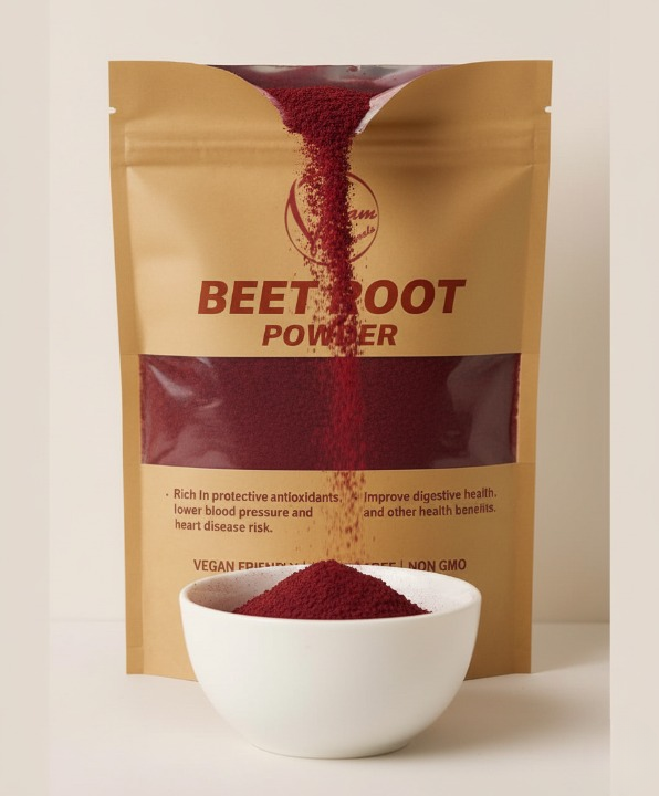 511403d9299168dbe6074ebb92ad2bda Natural Beetroot Powder 100g | For Glowing Skin, Pink Lips, Healthy Hair & Daily Nutrition | Pure And Organic Drink Mix - Image 2