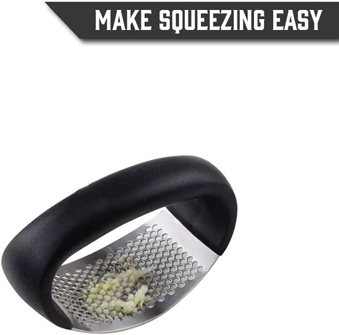 Garlic Press Rocker - Stainless Steel Garlic Press, Versatile Garlic Crusher, Easy to Use and Store Garlic Mincer – Effo