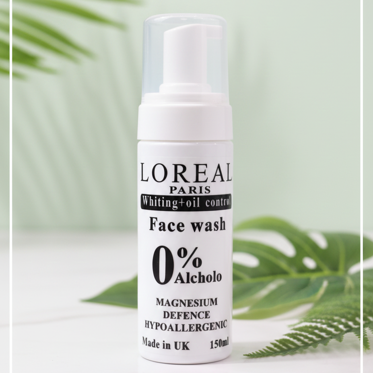 51d6e9b334767652eed901c3ffda0c80 L'Oréal Paris Magnesium Defence Hypoallergenic Face Wash (150ml) - Image 2