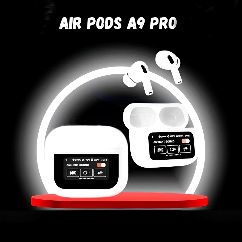 51ded3afd278474cbec1fa684b681fda A9 Pro 2 Wireless Earbuds – Bluetooth with ANC+ENC, 4 Pcs Ear Tips, White - Image 2