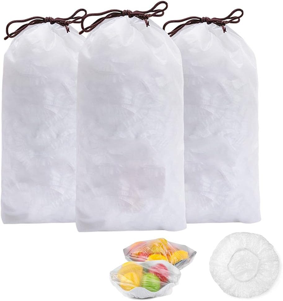 100pcs Disposable Flexible Transparent Plastic Food Storage Bags – Resealable & Multi-Purpose - Food-Grade Fresh-Kee