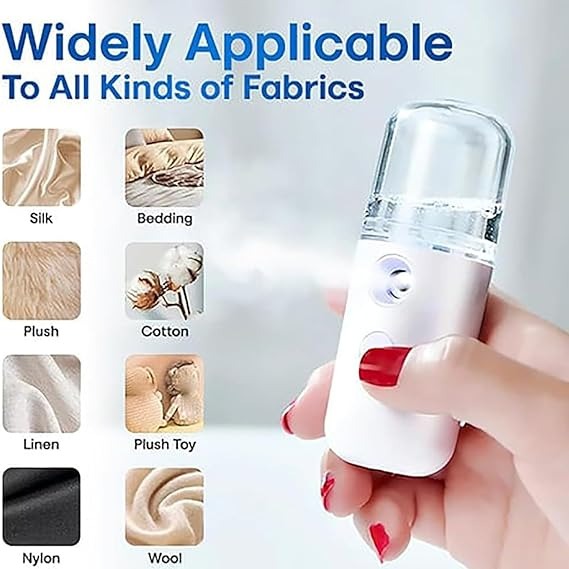 52dc38329e39ba973e6084d9ec4469d5 Portable Nano Facial Mist Sprayer – Hydrating Ionic Facial Steamer for Instant Skin Moisture, Glow & Refreshing Mist | U - Image 2