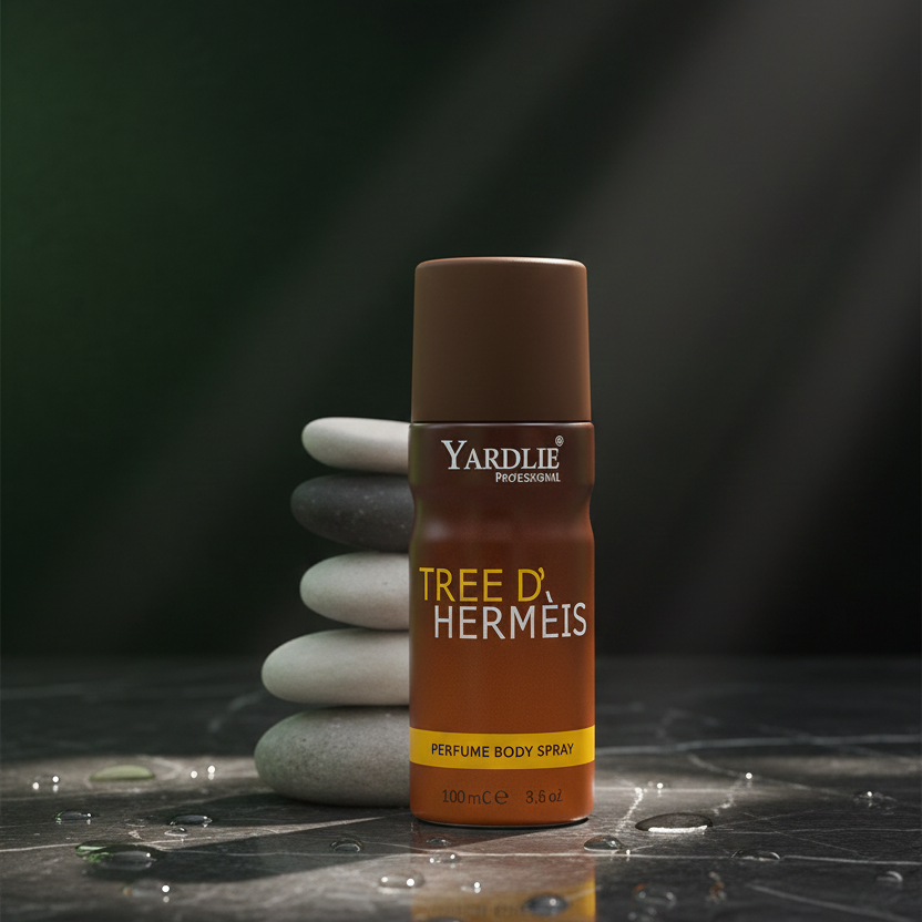 53b59767612748cbf7b15f3027ffbb98 Yardlie Professional TREE D' HERMEIS Perfume Body Spray (150ml): Earthy, Woody, and Elegant Aromatic Deodorant for Men. - Image 2