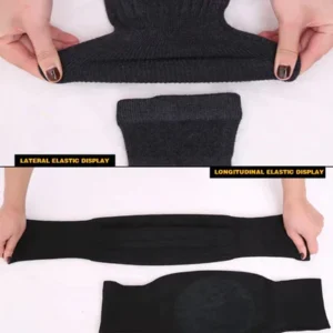 (Pair)Unisex Women Men’s Cashmere Wool Knee Brace Pads | Winter Warm Thermal Knee Warmers Velvet Knee Protector (Random