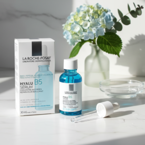 La Roche-Posay Hyalu B5 Pure Hyaluronic Acid Serum – Hydrating & Anti-Aging Plumping Serum with Vitamin B5 for Sensitive