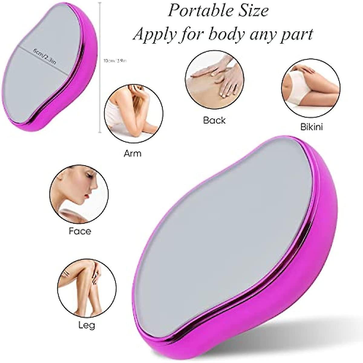 547cbe8282de4182467afefdb1432152 Crystal Hair Remover Easy Smooth Skin Solution For Effortless Hair Removal And Gentle Exfoliation (Random Colors) - Image 5