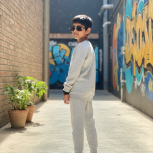 Kids Winter Tracksuit Set | Fleece Jumper & Bottoms for Boys & Girls – Warm Sweatshirt & Trouser Outfit for Cold Weather