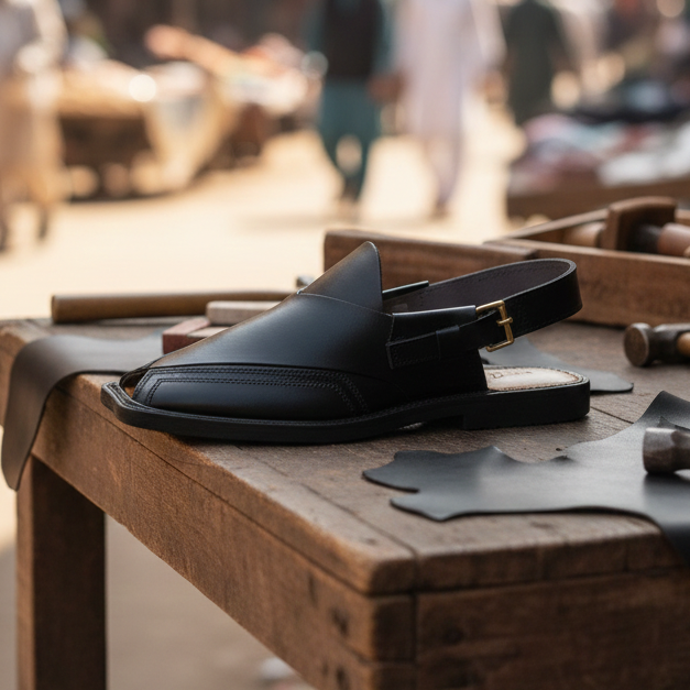 553014e6c322b56fbe49ae40e6c2cb14 Black Peshawari Chappal Traditional Design Premium Quality Smooth Finish Comfortable Wear For Daily And Special Occasion