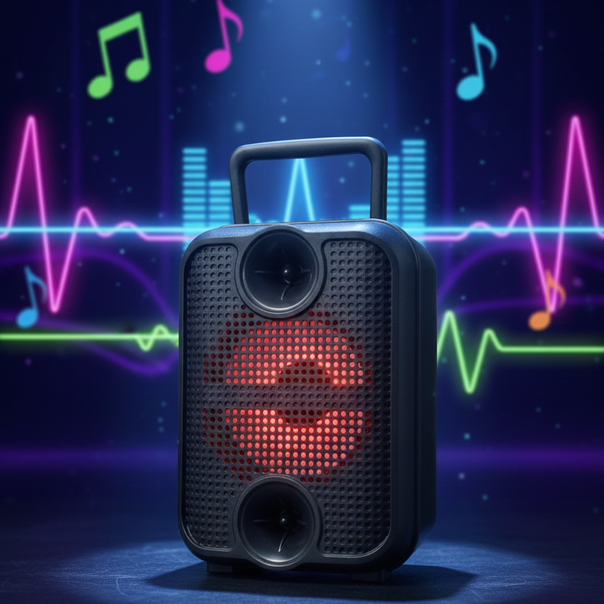 555781954440b113161bf006b41d1236 GreatNice GTS 2307 Portable Bluetooth Speaker Providing Clear Sound With Durable Quality Wireless Connectivity - Image 2