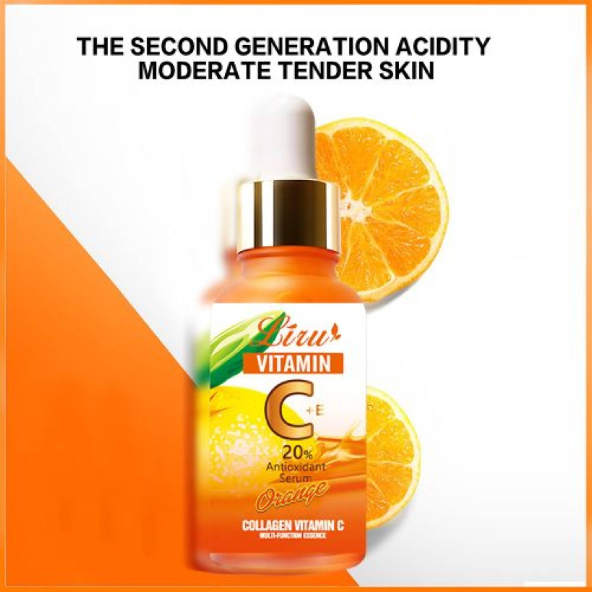 561b9dff2e76433fe0baa02e312dc846 Liru Professional Care Vitamin C+E Antioxidant Serum 30 ML - Image 2