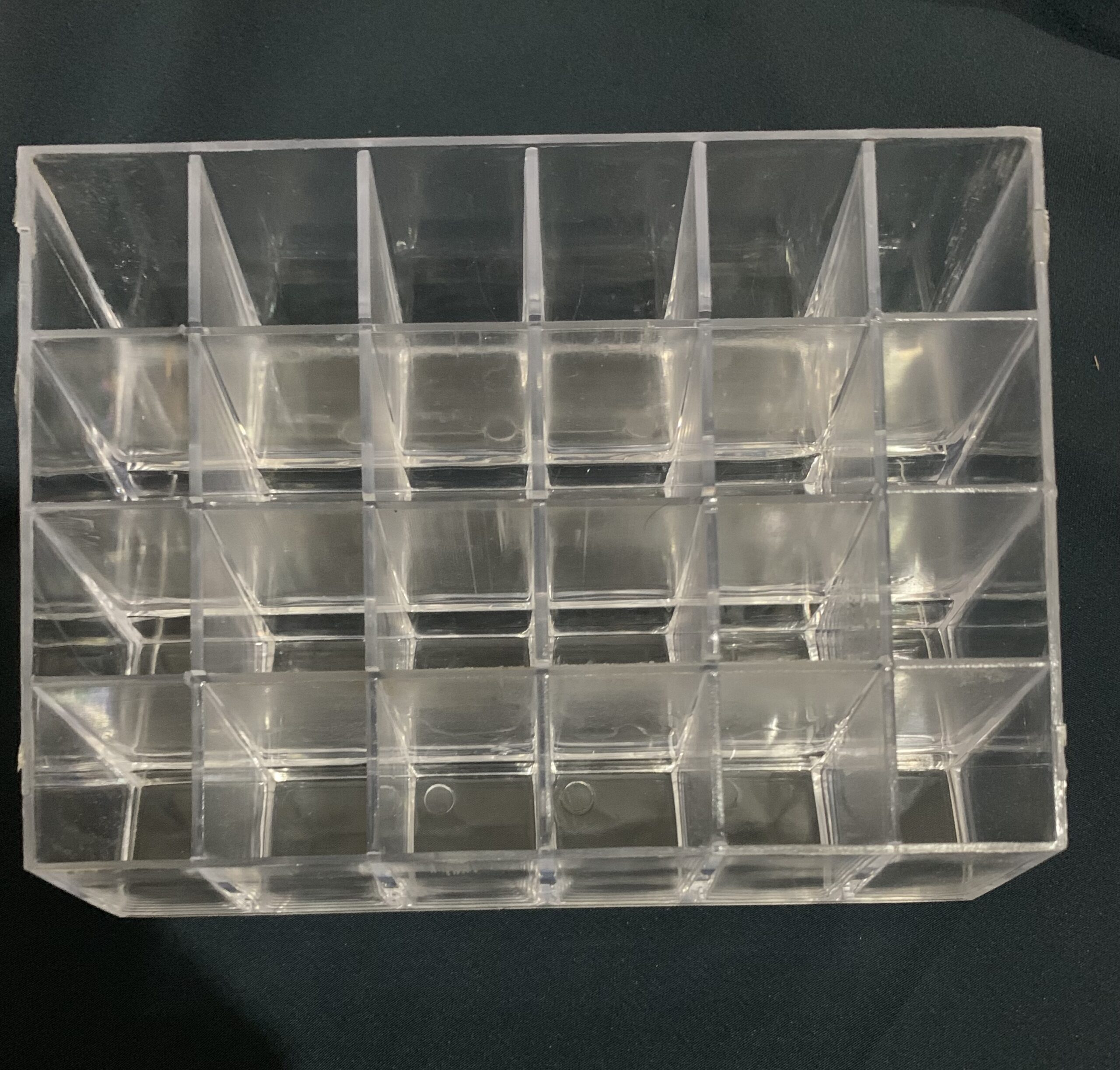 56289bfeba07088525ed5e33e711c6d7 24 Grid Makeup Organizer Storage Box Cosmetic Box Lipstick Jewelry Box Case Holder Display Stand make up organizer