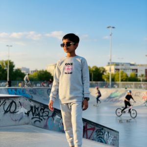 Kids Tracksuit for Boys | Versace-Inspired Winter Sportswear Set | Stylish London Boy Casual Outfit for Comfort & Warmth