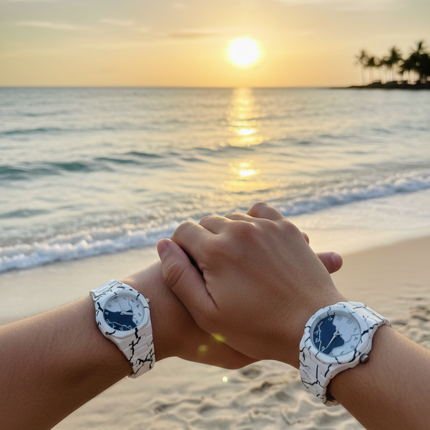 56a887fd479c34cc9191850dbb957421 Tiger Aura Pair Watch – Stylish His & Hers Wristwatch Set, Elegant Design for Couples & Gifting - Image 3