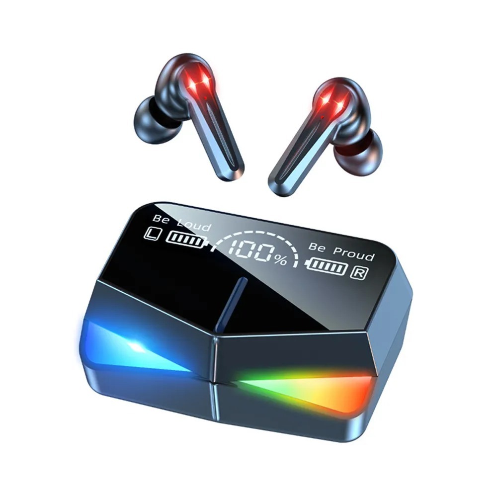 56ee41942928dc788038d897838613bd M28 TWS Wireless Earbuds With Charging Case Premium Quality Smooth Sound Comfortable Fit Durable Build