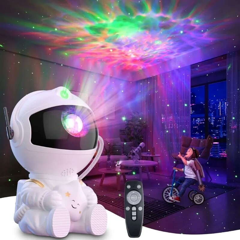 58669eca7762760bc8dace5d11fa4029 Astronaut Galaxy Star Projector Night Light Smooth Illumination Starry Effect Easy Operation - Image 2