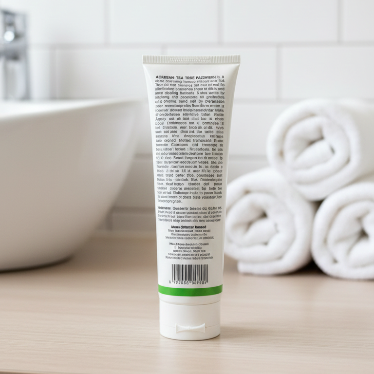 590868ecf47c061f05a3acfd1217e9f4 Acnesan Tea Tree Facial Cleanser For Oily Skin Gentle Formula Smooth Texture Deep Cleansing - 100ML