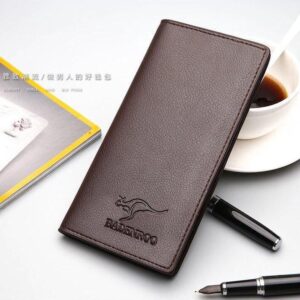 Men’s Leather Bi-Fold Wallet With Classic Design, Durable Leather Material, Easy Carrying, And Everyday Use For Style An
