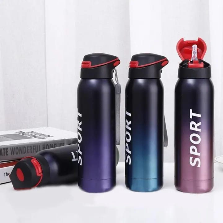 5a01c11602f6843e47b224f306f79fbb Stainless Steel Double Wall Vacuum Flask | 500 ml Sports Water Bottle | With Straw | Insulated - Image 3