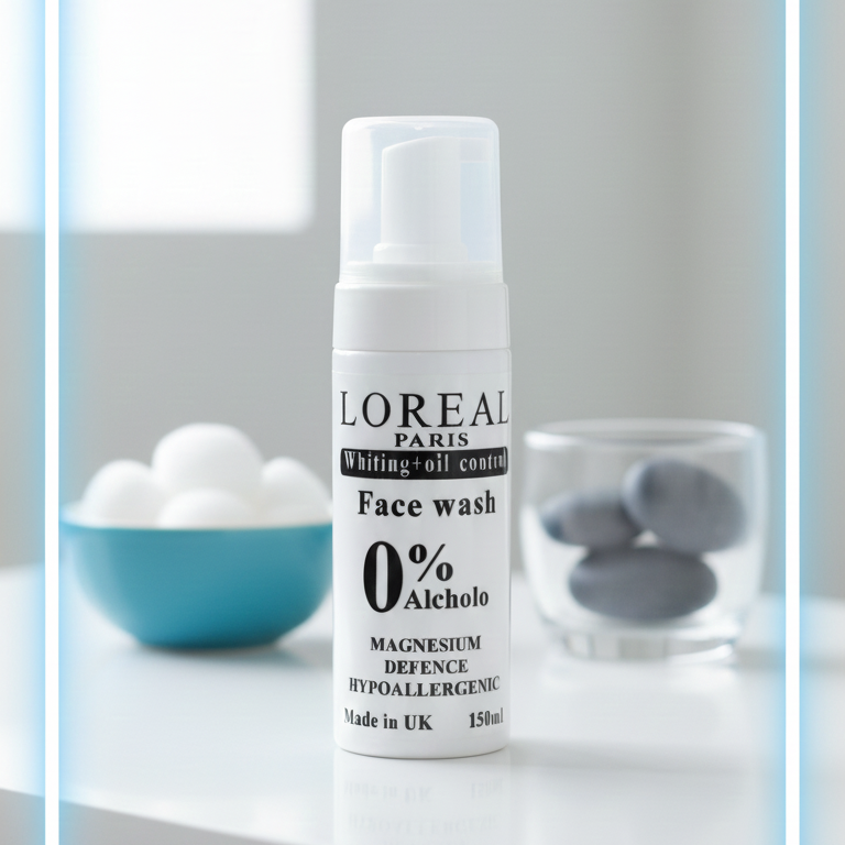 5bdef80991320ef9efefea4c140a65b2 L'Oréal Paris Magnesium Defence Hypoallergenic Face Wash (150ml) - Image 3