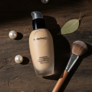 MAC Matchmaster SPF 15 Foundation – Shade NC25 | Medium Buildable Coverage, Demi-Matte Finish, Tone-Adapting Technology,