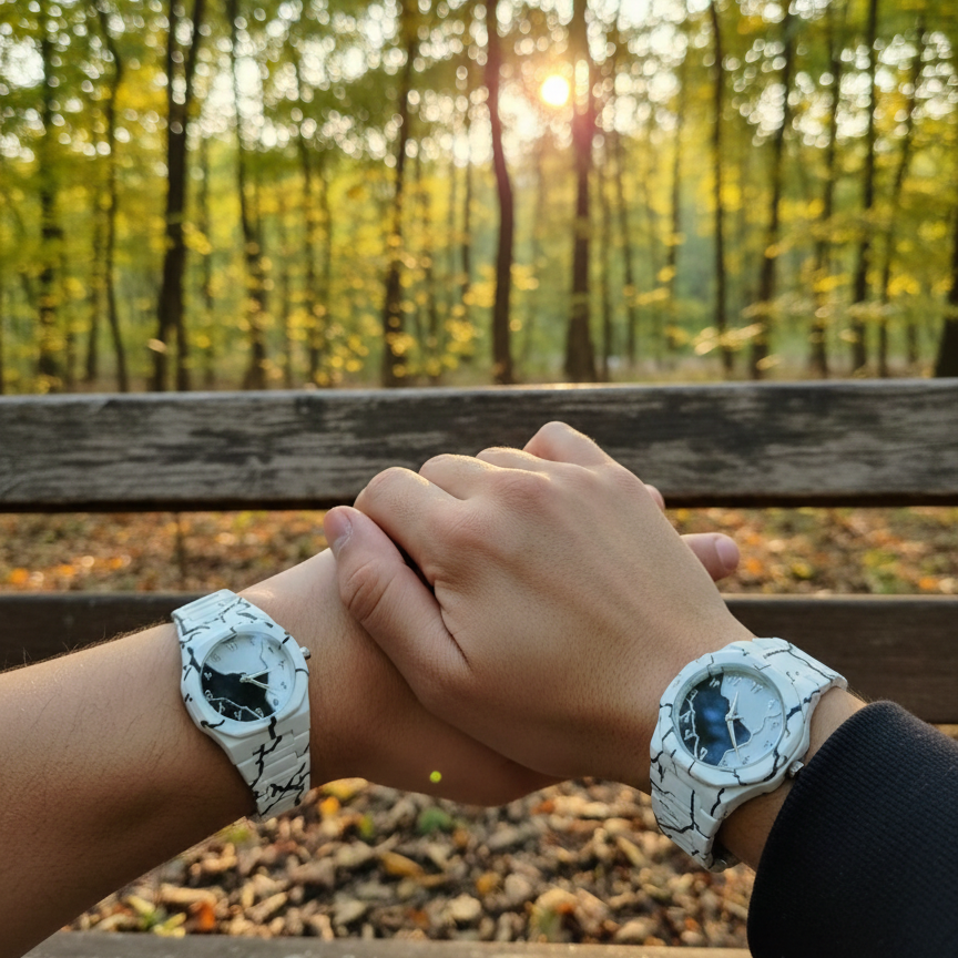 5d65cc3c45fd99ecf10b61ba4775824e Tiger Aura Pair Watch – Stylish His & Hers Wristwatch Set, Elegant Design for Couples & Gifting - Image 2