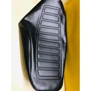 Motor Bike Comfortable Seat Cover Black For CG 125 Bike | Best Quality Seat Cover For CG-125 Motorcycle ( Random Design