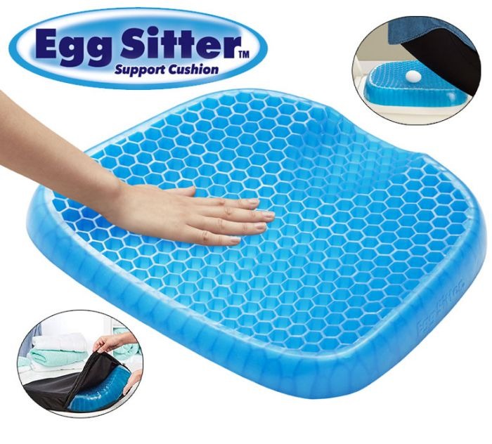 5f433b11a1429dc280d7ca094cdb7814 Non Slip Egg Sitter Gel Seat Cushion Soft Sitting Support Pad Cushion for Car and Office Chair Seat Pads Breathable Hone - Image 2