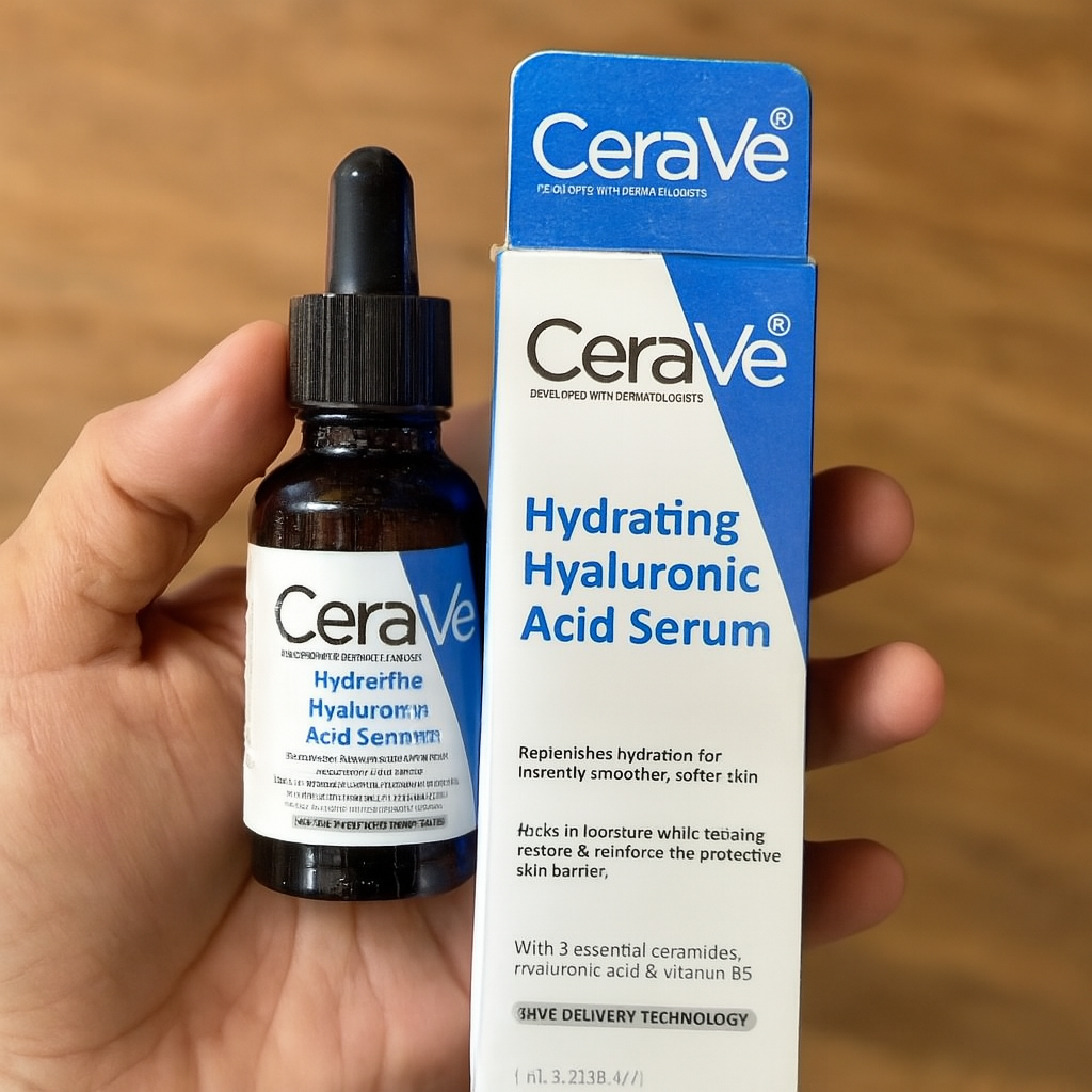 5f8eb3319e68282aae2b88b37fa7252f Cerave Hydrating Hyaluronic Acid Serum 30ml – Lightweight Face Serum For Intense Hydration, Smooth Skin Texture, And Lon - Image 3
