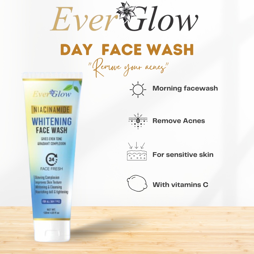 60067c38-ab56-4ba4-8a6d-f0f987d8ce5c Ever Glow Whitening Face Wash - 120ml