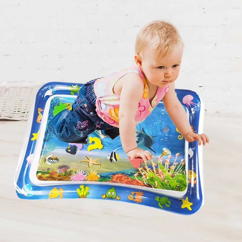 605fa96a264994b6870aaa9b5f5878b9 Inflatable Water Play Mat – Premium Baby Toy For Infants & Toddlers, Muscle Strengthening & Sensory Development - Image 3