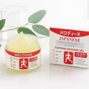 MELODINE Japanese Soothing Massage Gel – Muscle & Joint Pain Relief Cream For Shoulder, Neck, Back & Knee – Fast-Absorbi