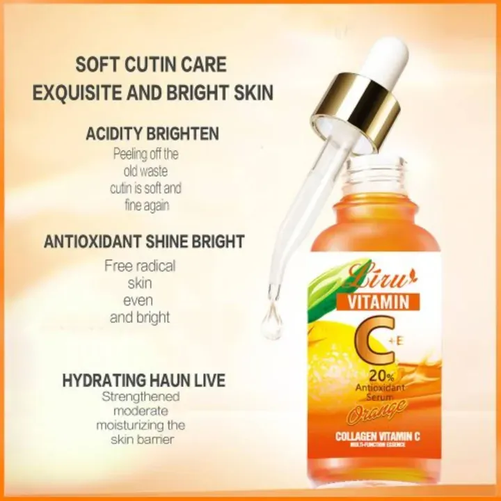 60b7e7c7637219e11276719b5a8b6362 Liru Professional Care Vitamin C+E Antioxidant Serum 30 ML - Image 3