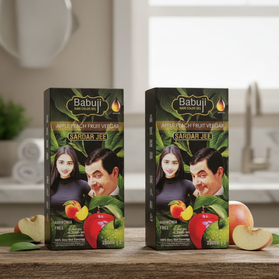 60d723e4c1db4012aa2ceac292fc7dfa Babu Ji Hair Color Providing Confidence In Every Shade Long Lasting Color Natural Shine - 250ML x 2 - Image 2
