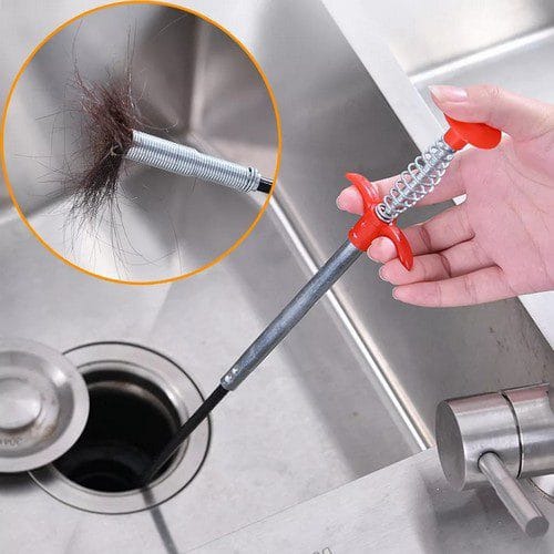 60e1cbb3fbb92ed4282eb688433264ae Metal Flexible 60cm Wire Brush Drain Cleaner | Sink, Sewer & Pipe Dredging Tool | Clog Remover