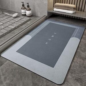 Best Quality Quick-Dry Non-Slip Home Mat โ Absorbent, Washable Square Floor Mat for Bathroom, Kitchen & Entryway - R