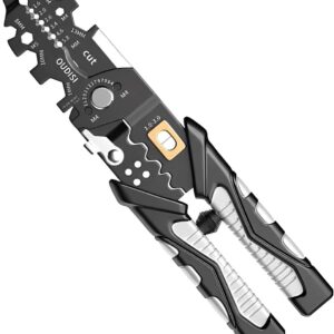 25 in 1 Wire Stripper, Wire Stripping Tool, Cutter Stripping, Cable Stripper Tool, Wire Crimping Tool, Multi-Function Ha