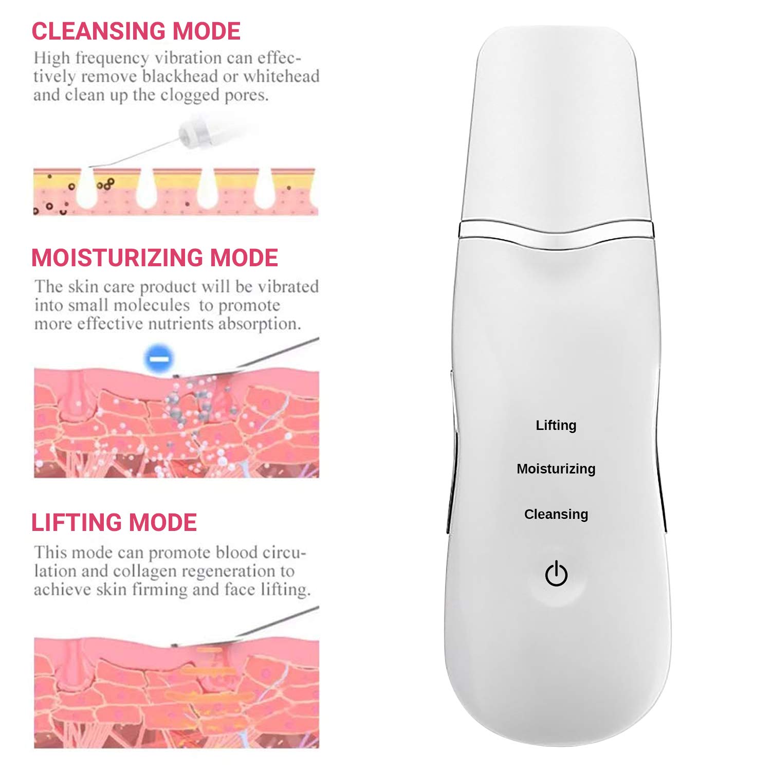 61RHy3396L._SL1500_ Leather shovel Skin Dirt Blackhead Remover Peeling Tool makeup - Image 2